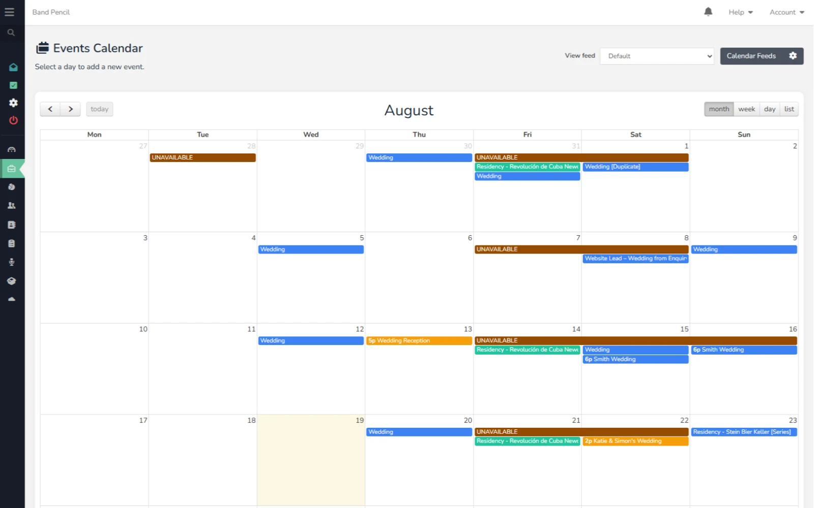 See what’s coming up without piecing your diary together.
