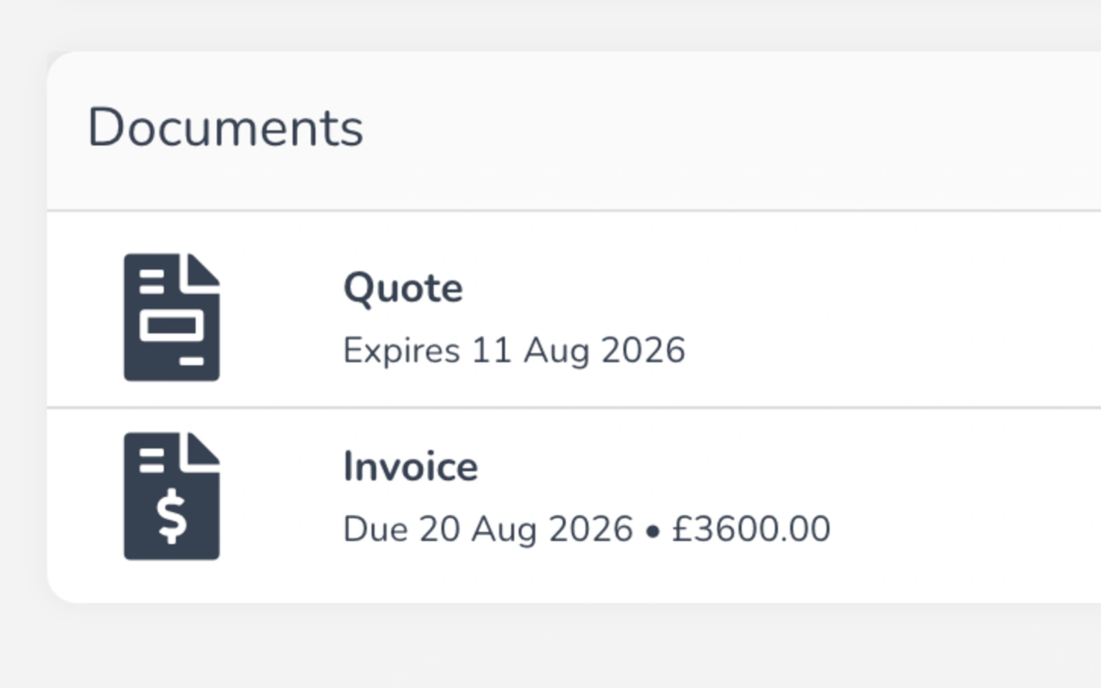 Give clients easy online access to their invoice.